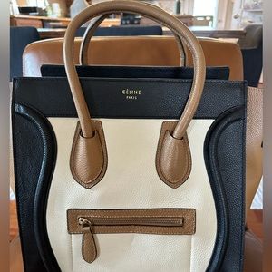 Celine leather handbag